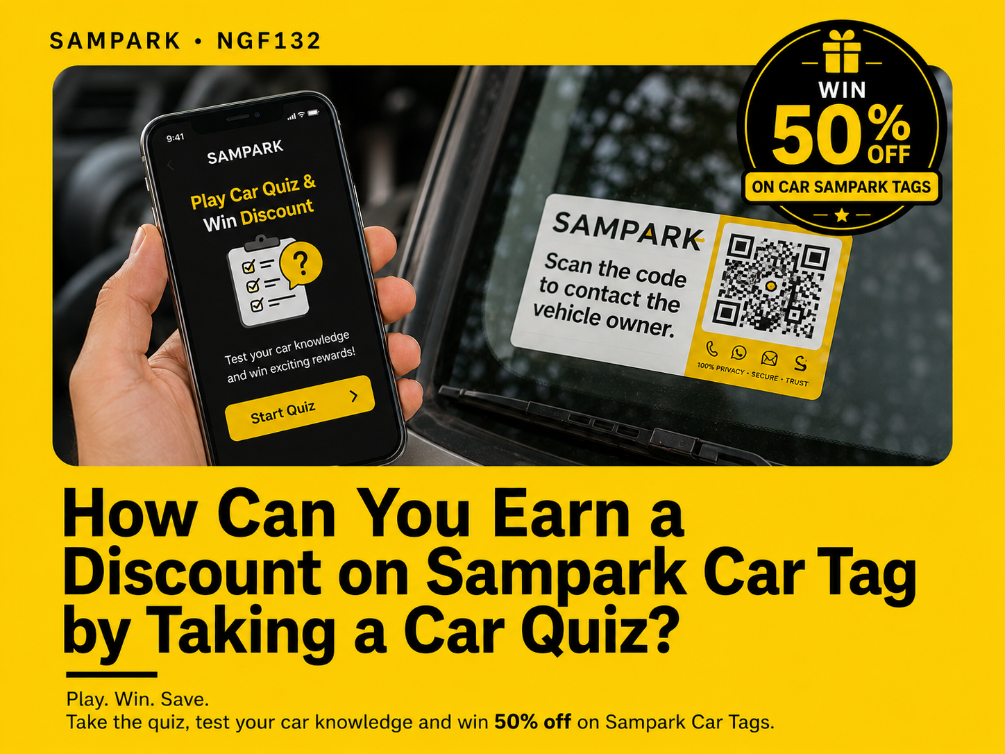 How Can You Earn a Discount on Sampark Car Tag by Taking a Car Quiz?