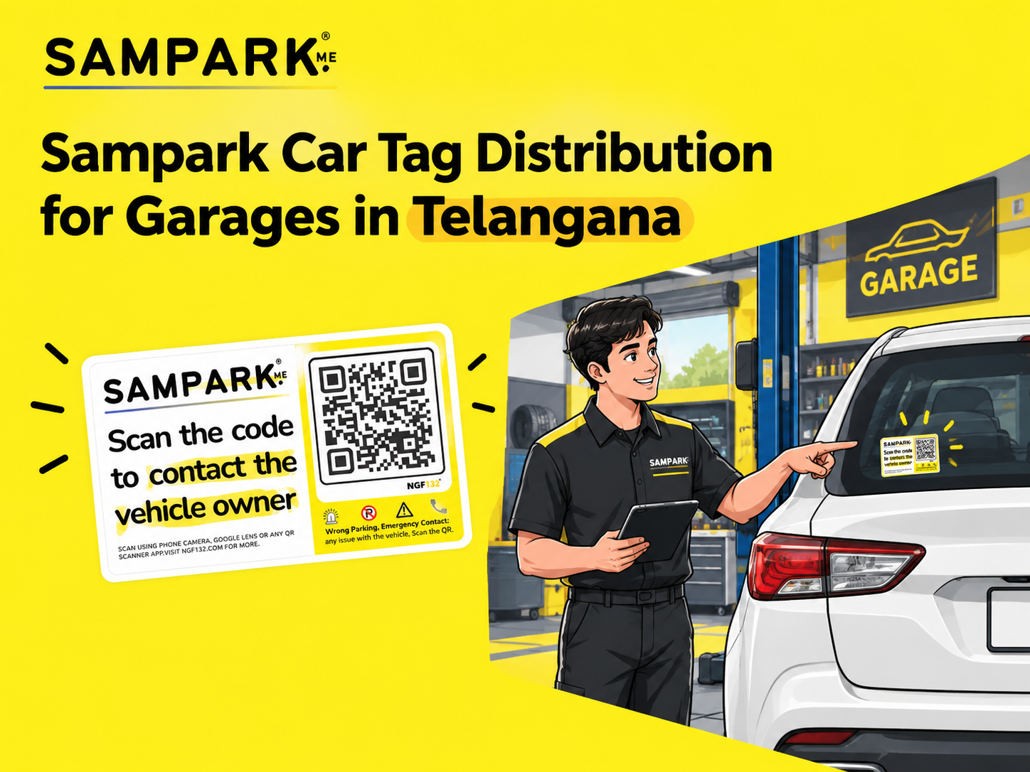 Sampark Car Tag Distribution for Garages in Telengana