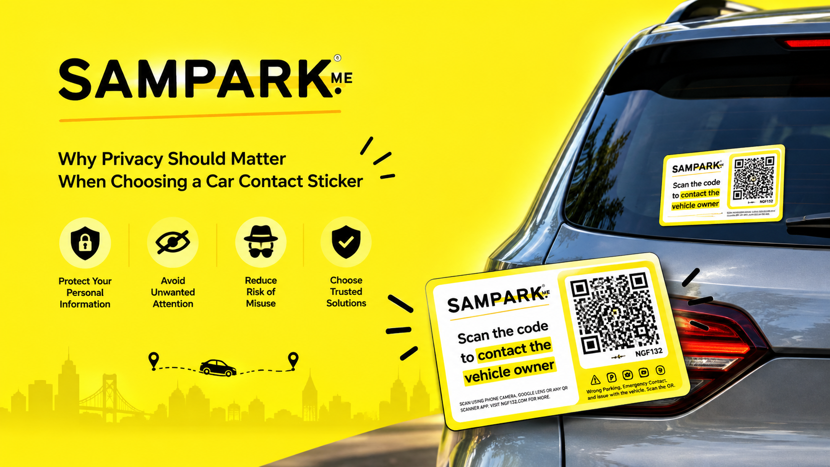 Why Privacy Should Matter When Choosing a Car Contact Sticker